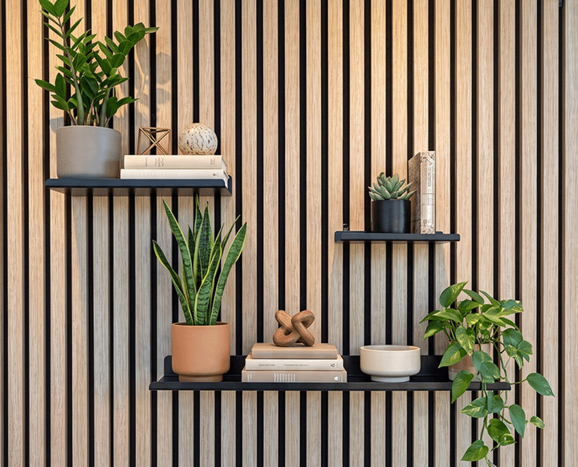 Detail van accessoire op akoestisch wandpaneel
