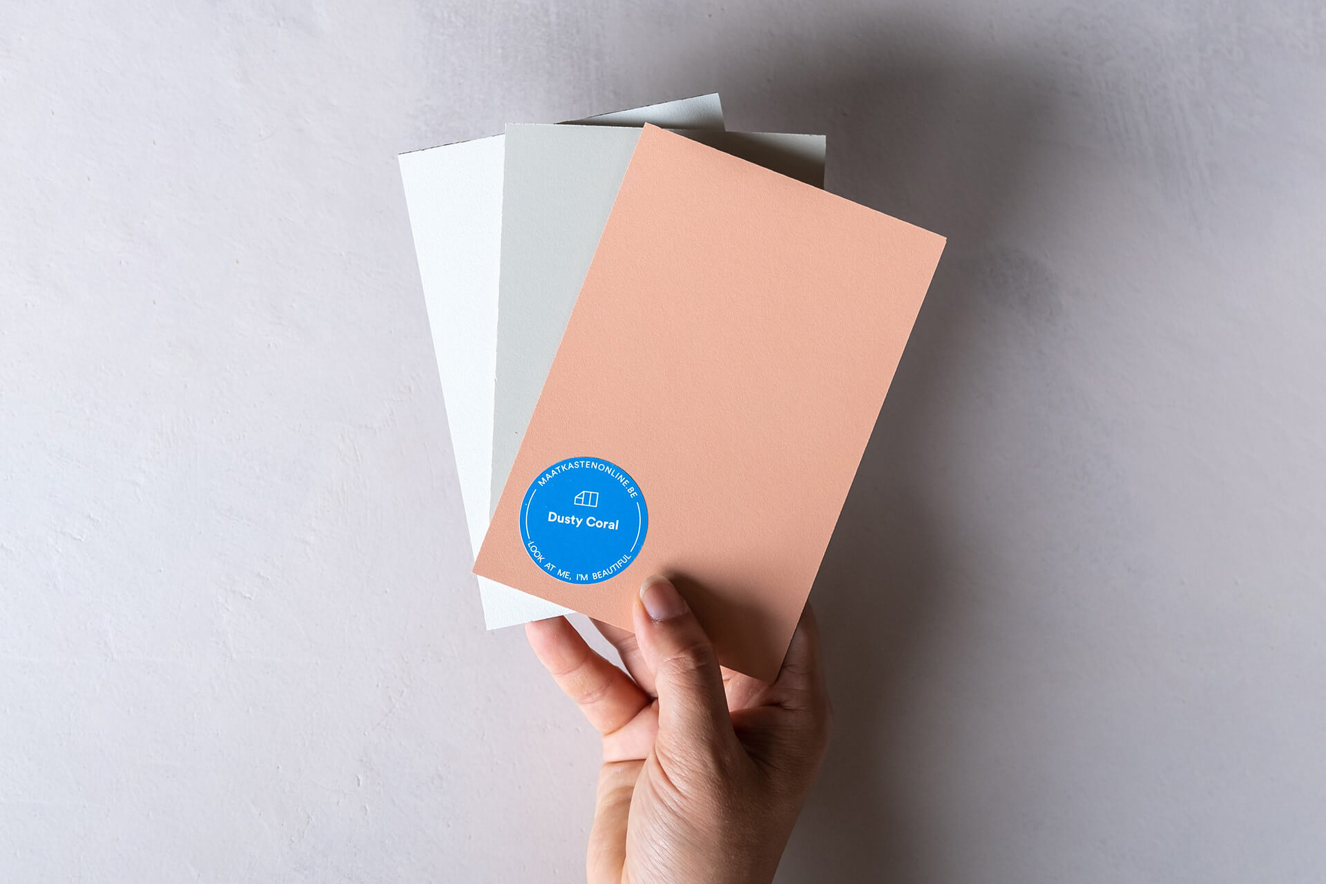 free colour samples from Maatkasten Online