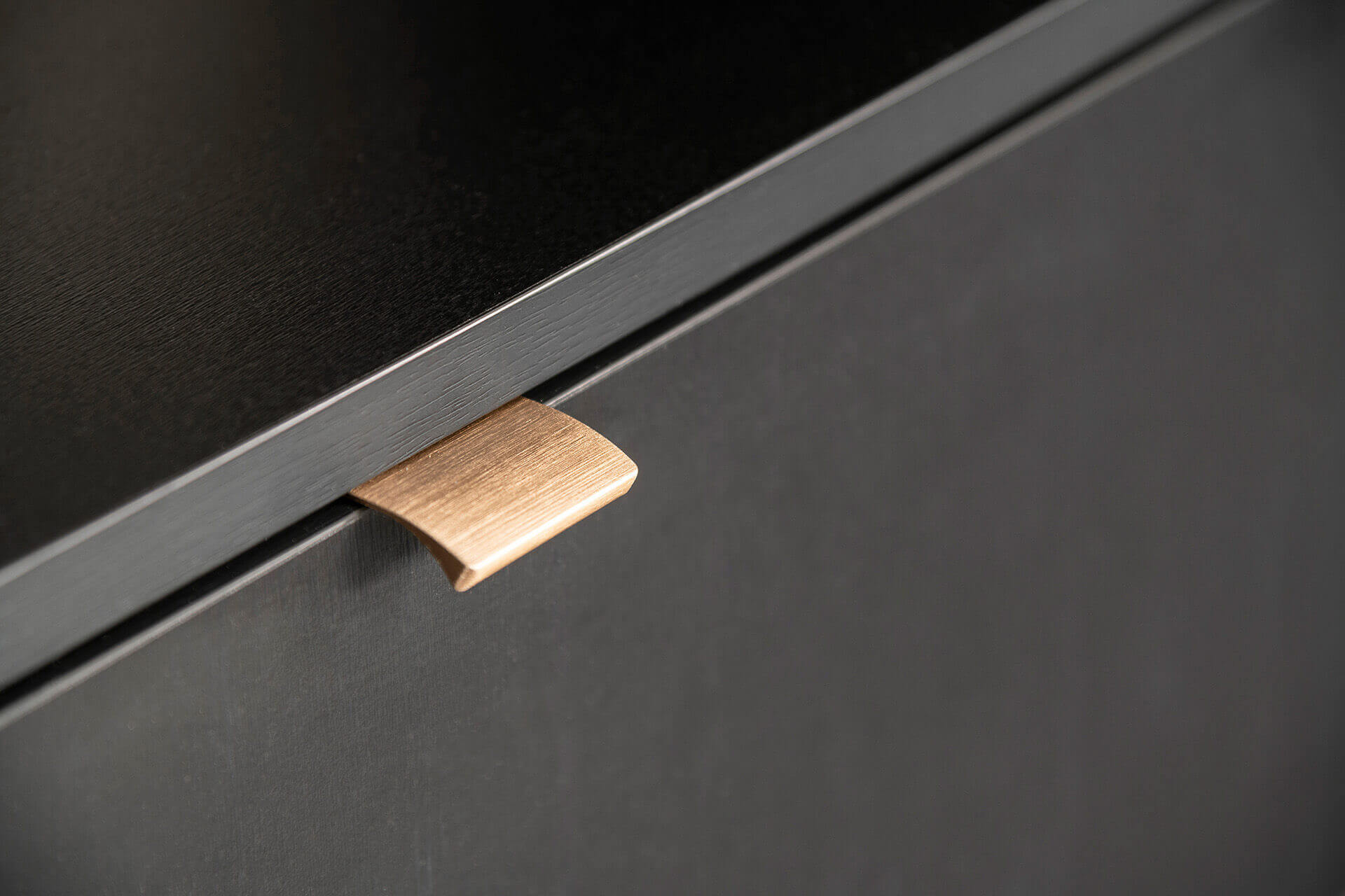 Poignée 'Lip' dorée