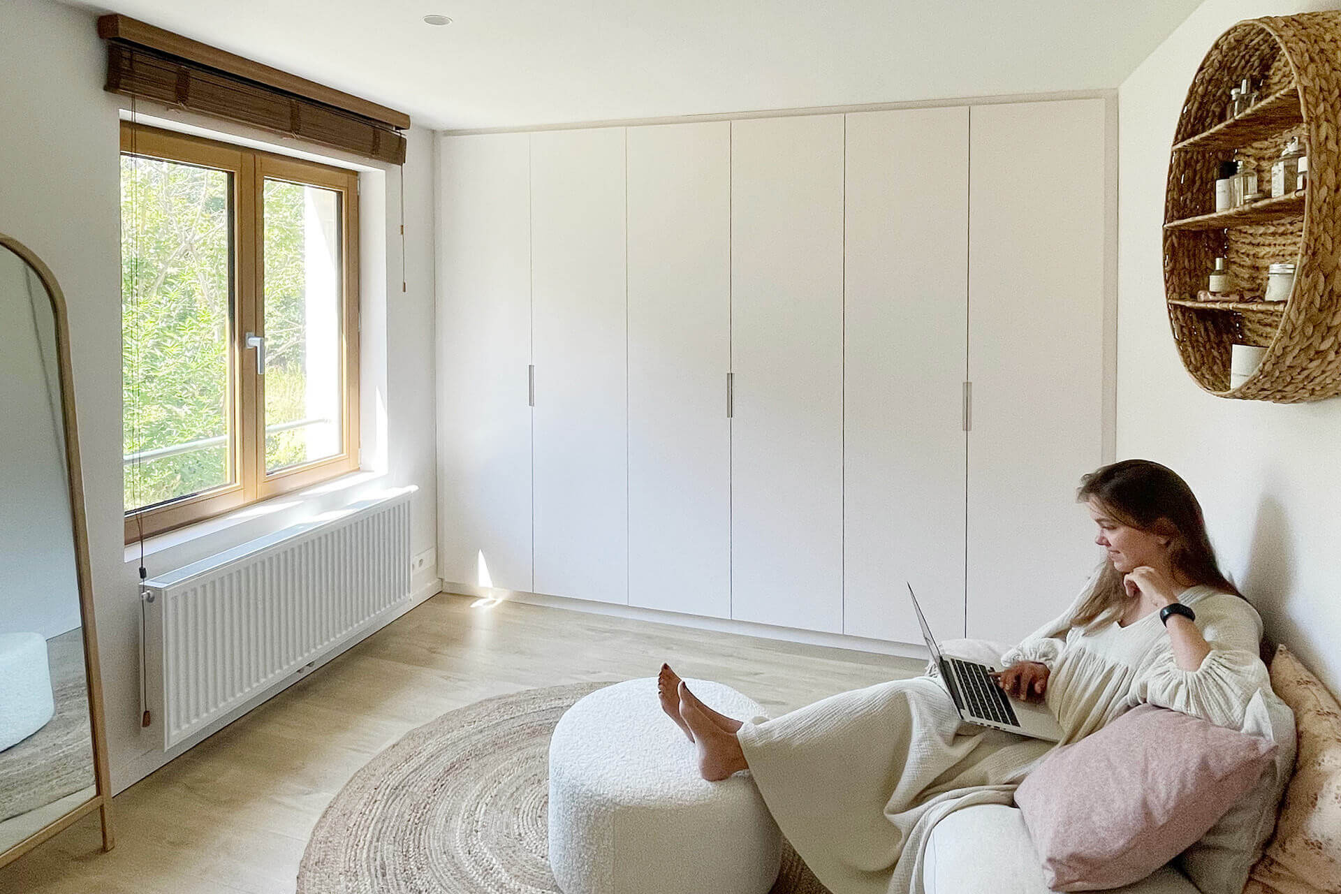 Kledingkast op maat in mdf van Maatkasten Online