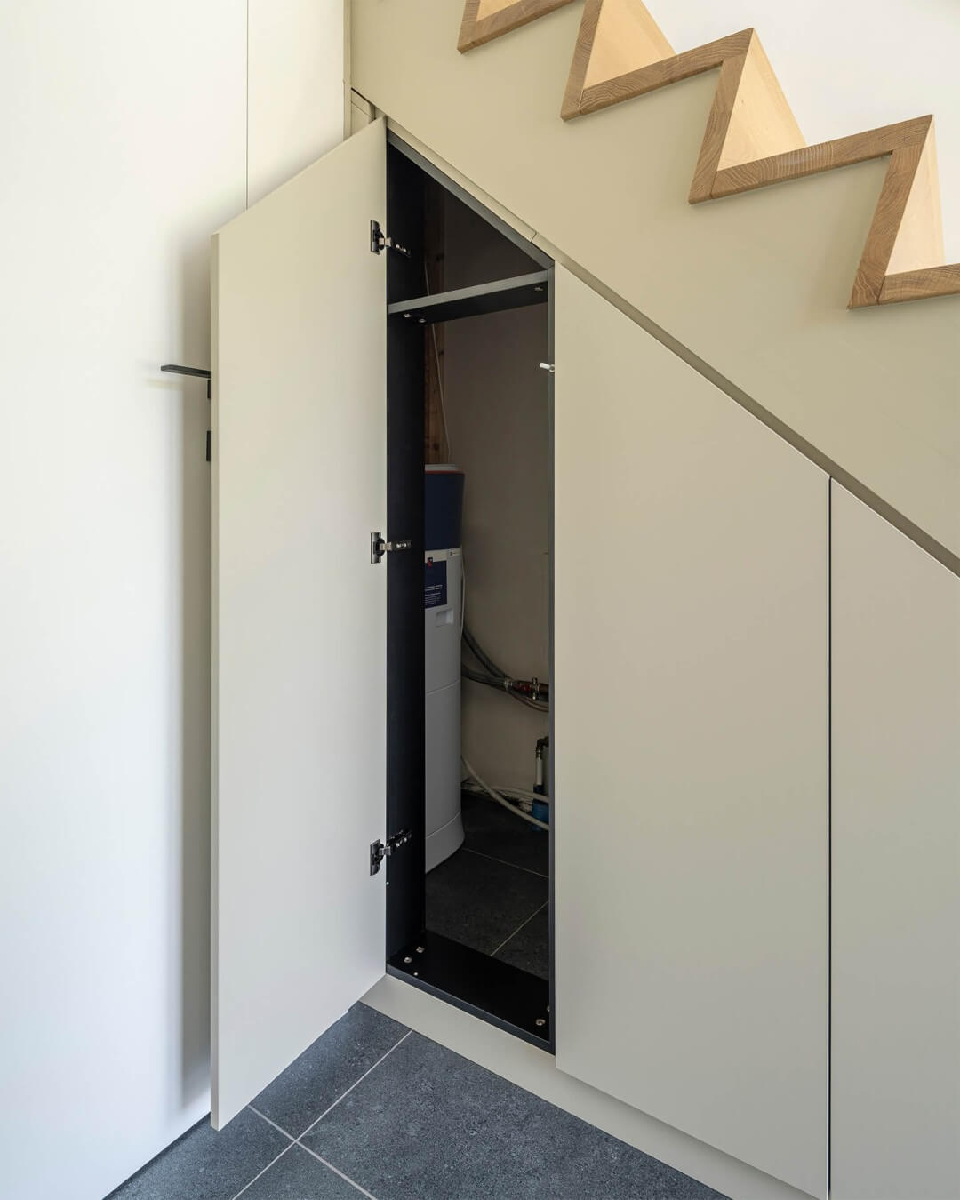 Bespoke techniques cupboard under stairs