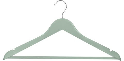 Vooraanzicht productfoto van Industrial Green kleerhanger 80st verkrijgbaar in de boetiek van Maatkasten Online