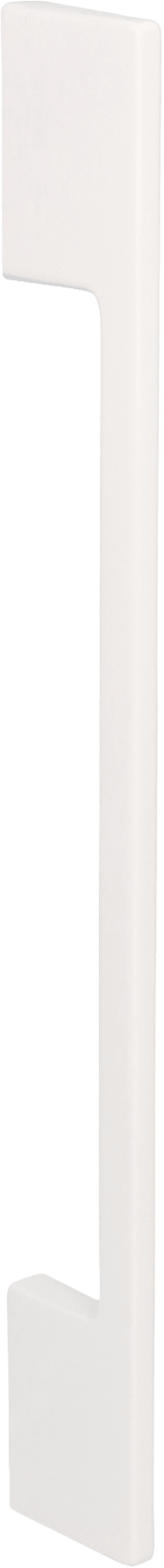 Twin handgreep in wit, staande. Glad wit, lengte van 19,2cm. Van uit de boetiek van Maatkasten Online