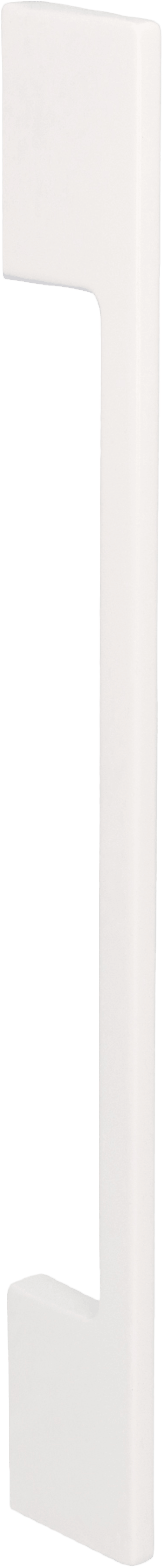 Twin handgreep in wit, staande. Glad wit, lengte van 19,2cm. Van uit de boetiek van Maatkasten Online