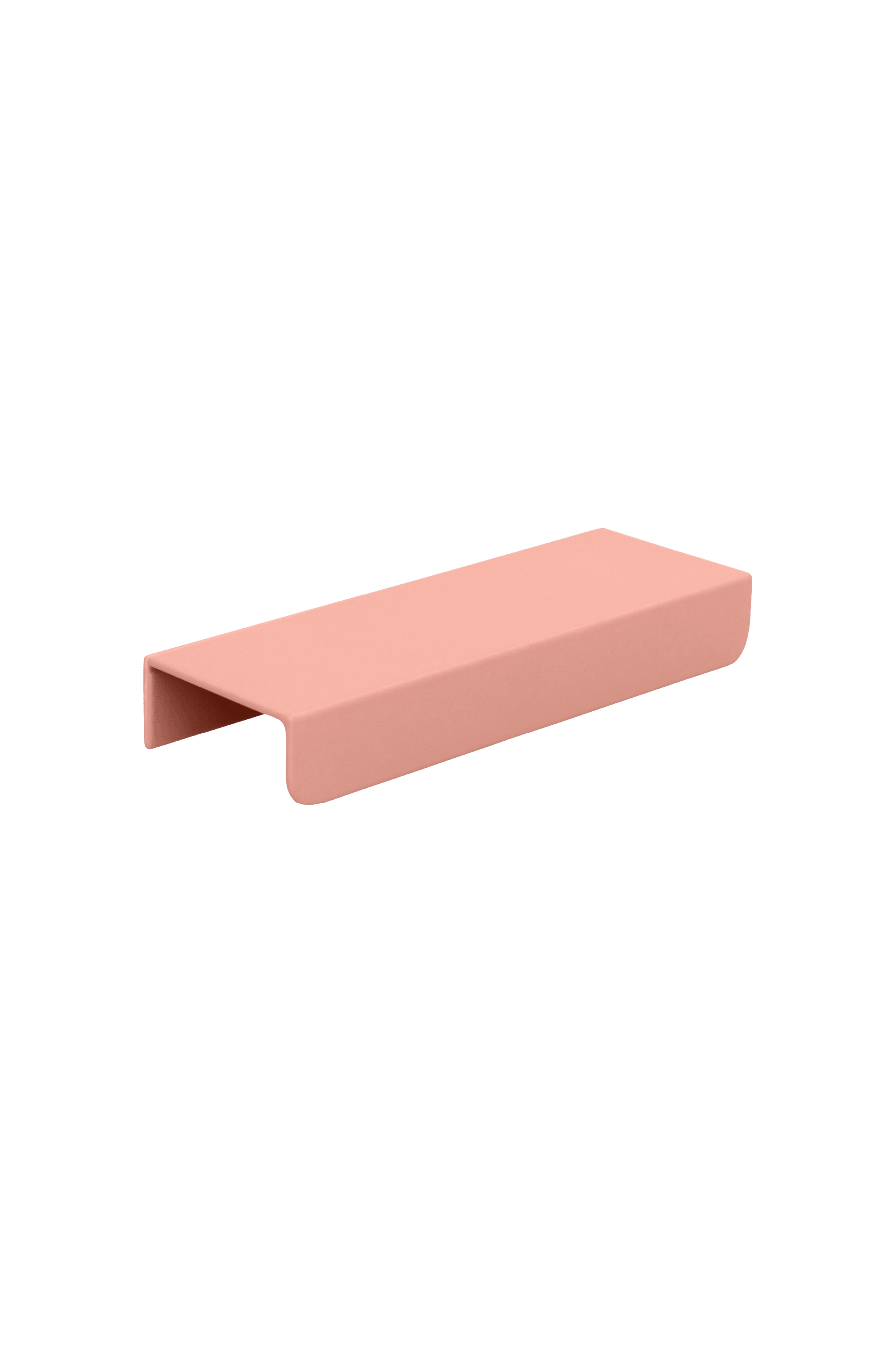 Tonton handgreep in roze, liggend. Lengte van 12cm. Van uit de boetiek van Maatkasten Online