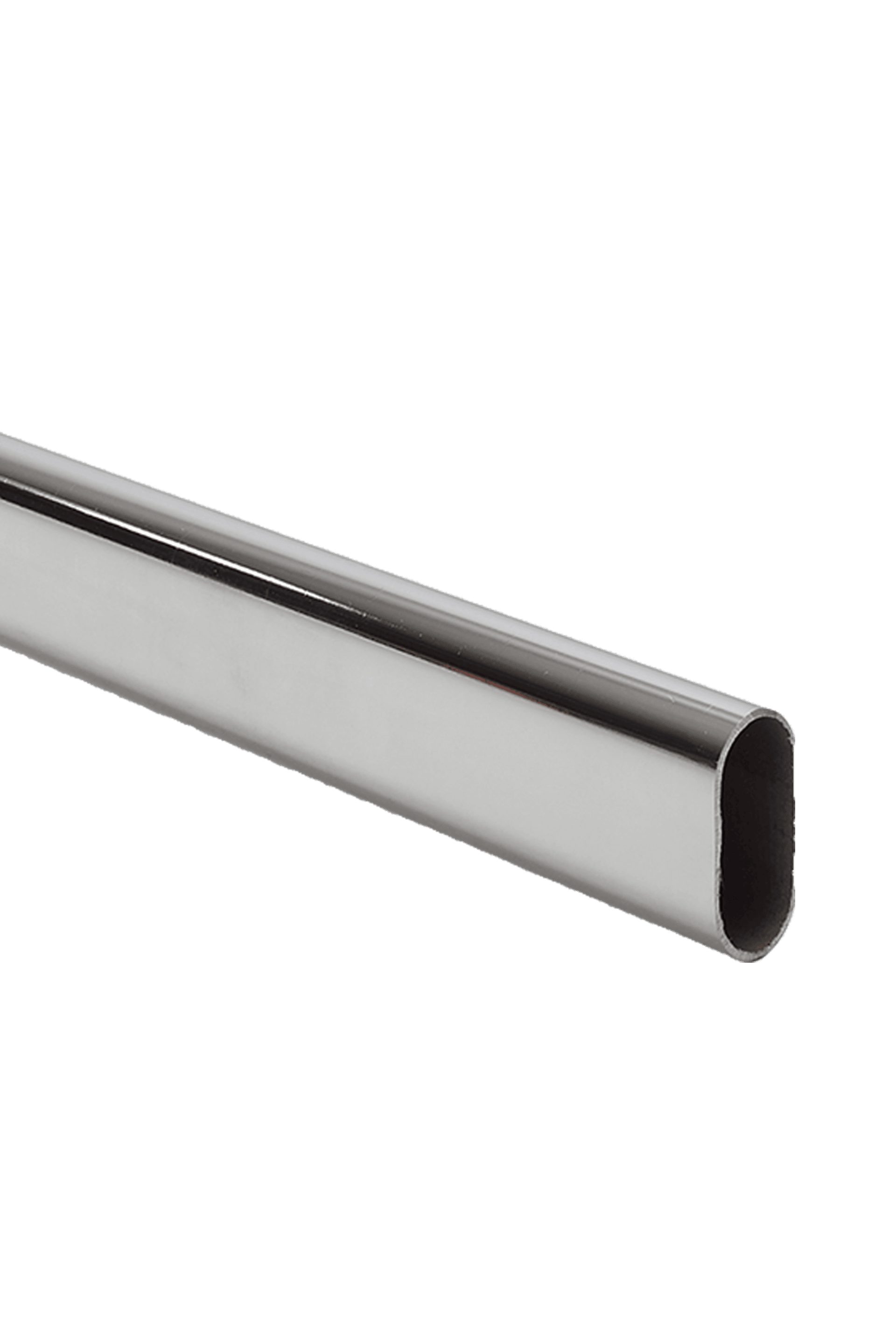 Detail shot of a metallic clothes rail from Maatkasten Online. Available in the Maatkasten Online boutique.
