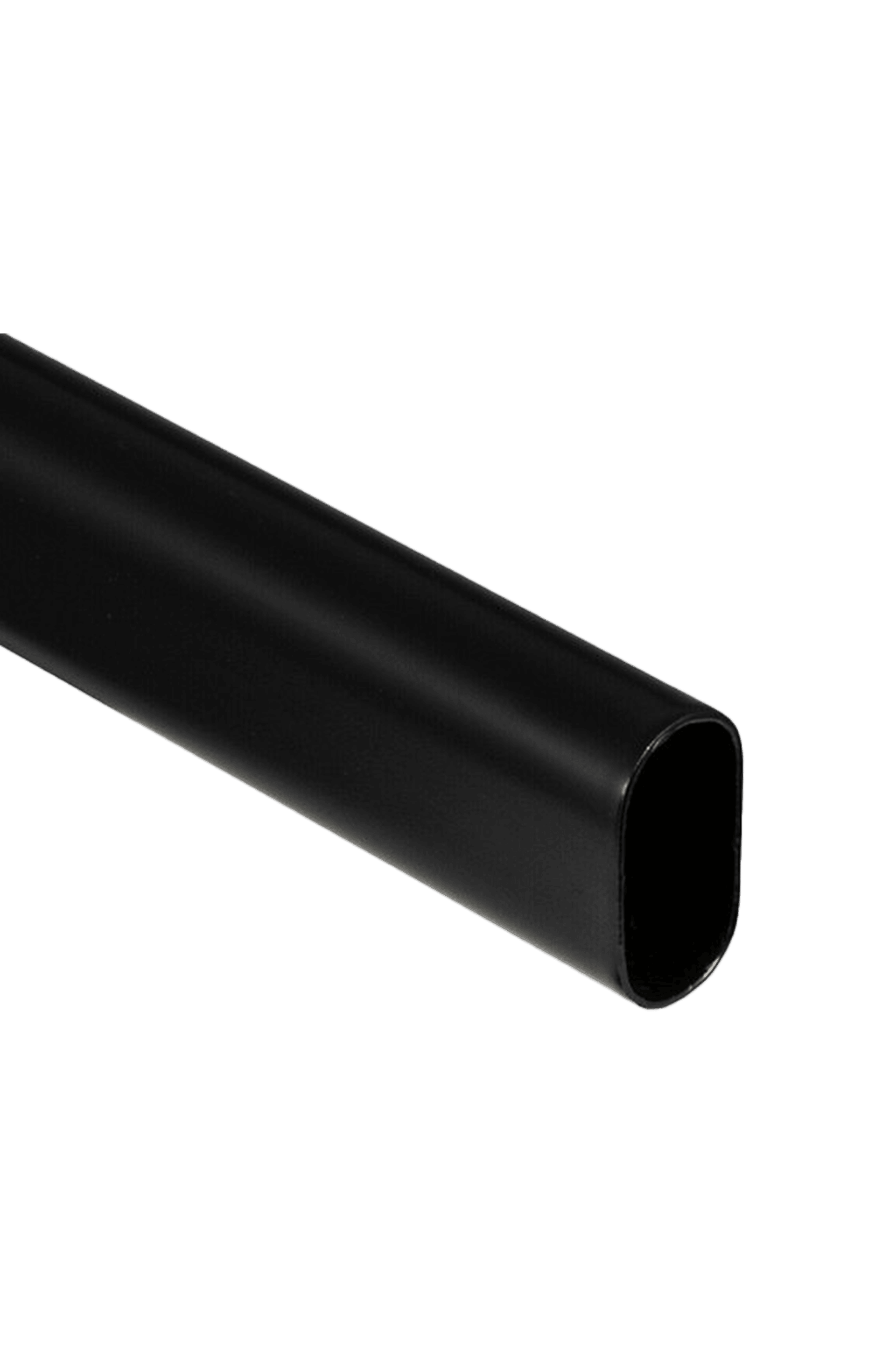 Detail shot of a black clothes rail. Available in the Maatkasten Online boutique.